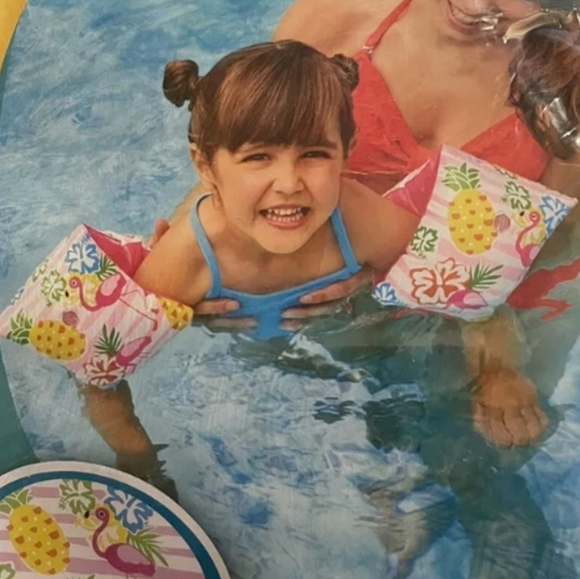 🎁 5/$25 - NWOT  pink flamingo arm floaties - Picture 4 of 5